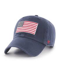 Operation Hat Trick Clean Up Navy 47 Brand Adjustable Usa Flag Hat Detroit Game Gear 47 Brand Navy Hats Usa Flag