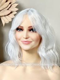 Court Judge Wear Wigs White Wigs Uk Long Lace Front Wigs Wig Silver Gray  Body Wave
