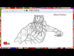 Black Panther How To Draw Learn By Art Youtube Black Panther Youtube Art Panther