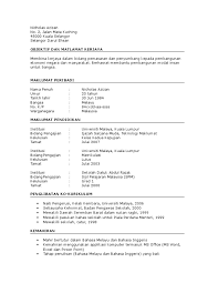 Dah yakin ke dengan resume korang tu? Contoh Resume