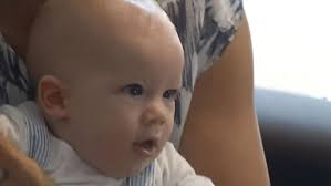 Royals show off baby Archie Harrison in South Africa