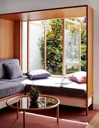 a compact terrace custom made for two home interior built in furniture