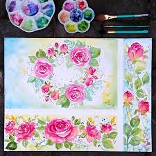In this video, i'll show you how to paint flowers with watercolors. Loose Juicy Watercolor Florals Lindsayweirich
