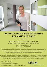 Cette formation de base est reconnue par l'organisme d'autorégulation du courtage immobilier du courtier immobilier résidentiel. Synor Formation De Base En Courtage Immobilier A Saint Hyacinthe Ccsh