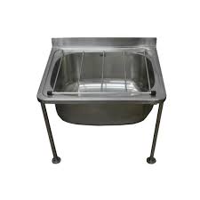 cleaners sink stainless steel bowl mop