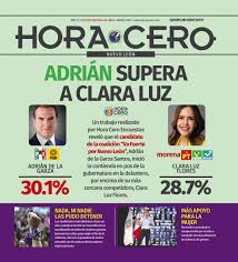 La elección a gobernador de nuevo león (nl) en 2021 se perfila más para una disputa entre nombres que entre partidos, pues el electorado de ese estado norteño tiene en samuel garcía, tatiana clouthier y víctor fuentes, a sus principales contendientes, con mucho mayor peso en su figura que. Adrian Aventaja A Clara Luz Por La Gubernatura De Nuevo Leon Hora Cero Nuevo Leon