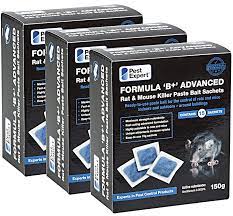 Rats carry off food to eat it in safer, enclosed spaces. Pest Expert Formula B Rat Mouse Poison Paste Bait Sachets 450g 3 X 150g 45 Sachets