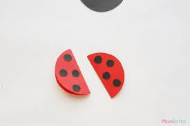 The first page is for the youngest kids, just cut and have them place the spots wherever they want on their ladybug. Easy And Fun Paper Ladybug Craft For Kids Free Template Mombrite