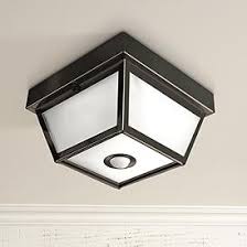 Shop wayfair for all the best motion sensor solar outdoor lights. Motion Sensor Flush Mount Outdoor Lighting Lamps Plus