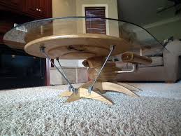 Take a voyage on the starship enterprise by setting your table with star trek dinnerware. Custom Star Wars X Wing Starfighter And Star Trek U S S Enterprise Coffee Tables Handcrafted From Wood