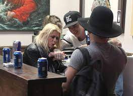 October 27 at 11:12 pm ·. Tara Reid Gets Immortalized On A Guy S Arm At The Shamrock Social Club Tattoo Parlor In West Hollywood California Mirror Online
