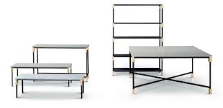The Project Is Born From An Industrial Shelves System The Junction That Joins The Structure With The Shelf Coffee Table Table Furniture Marble Console Table