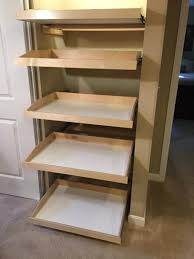Slide A Shelf Made To Fit Slide Out Shelf Full Extension Poly Finished Birch Front Sas Fe L Kitchen Cabinet Accessories Kitchen Cabinet Storage Pantry Design