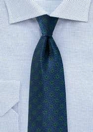 15% off with code februaryshop. Elegant Floral Pattern Tie In Navy And Hunter Green Bows N Ties Com