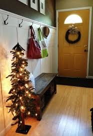 Pin By Jill Dougherty Van Horne On Christmas Christmas Entryway Narrow Hallway Skinny Christmas Tree