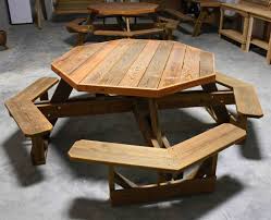 Wooden Hexagon Picnic Table Plans Picnic Table Plans Octagon Picnic Table Diy Picnic Table