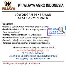 Pabrik baso kirana was merged with this page. Loker Staff Admin Data Penempatan Pt Info Loker Sukabumi Update Facebook