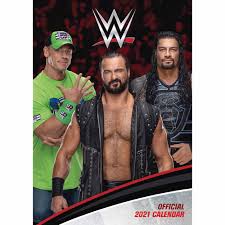 Roman reigns is an american professional wrestler, actor, and professional gridiron football player. Wwe World Wrestling Men Official A3 Calendar 2021 At Calendar Club
