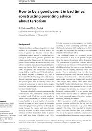 (2) in (k werd) (1) in text editing and database management systems, a keyword is an index entry that i. How To Be A Good Parent In Bad Times Constructing Parenting Advice About Terrorism Dolev 2006 Child Care Health And Development Wiley Online Library