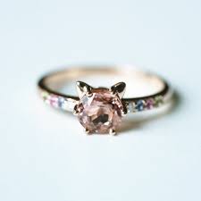 Cat Engagement Ring Sapphire Cat Ring Cat Wedding Ring Rose Etsy In 2021 Engagement Rings Sapphire Engagement Rings Wedding Rings