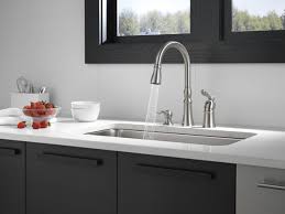 single handle pull down kitchen faucet