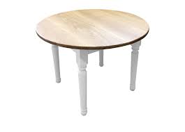 Table à manger en bois massif. Nos Tables Fixes En Bois Massif Table Fixe Ronde Classic Chic Bois De Chene Massif