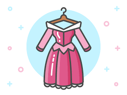 Princess Dress Icon Series Aurora Princess Princess Dress Aurora Design