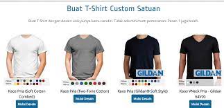 Bikin baju desain sendiri mungkin bagi sebagian orang masih dianggap sebagai hal yang agak menyulitkan. Mau Desain Kaos Sendiri Kini Bisa Satuan