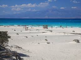 The shores of chrissi surrounded by the mediterranean's libyan sea. Cretetravel