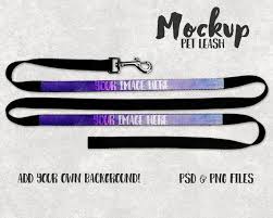 Pet Leash Mockup Template Dog Leash Add Your Own Etsy Pet Leash Mockup Template Dog Leash