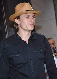 Straw Hat Heath Ledger Heath Legder Heath