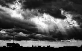 Image result for dramatic sky black and white