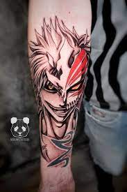 Ichigo hollow tattoo | Bleach tattoo, Anime tattoos, Manga tattoo