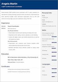 Use crello to design a cv that commands attention by showcasing your skills in style. Event Planner Resume Sample 25 Examples And Best Writing Tips