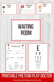 Pretend Doctor Digital Download Hospital Preschool Printables Etsy Dramatic Play Printables Dramatic Play Printables Free Playing Doctor