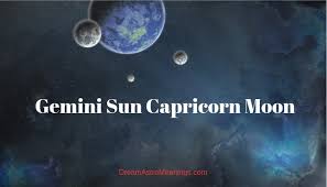 Gemini Sun Capricorn Moon Personality Compatibility