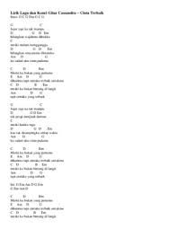 We did not find results for: Kunci Gitar Lagu Ayah Peterpan Chordtela