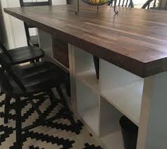 A cutting or carving board, block or table used for food preparation and to prevent counter damage. Kitchen Table Redo Part 2 Butcher Block Ikea Hack Hometalk