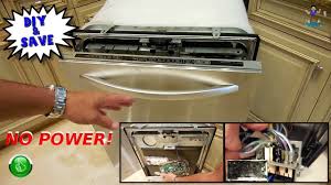 kitchenaid dishwasher repair(no power