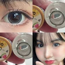 คอนแทคเลนส์ บิ๊กอาย รุ่น Monday/Pure/Dreamy สีเทา/ตาล/ฟ้า Gray/Brown/Blue  ค่าสายตา (0.00)-(-4.00)