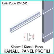 Slotwall Kanalli Panel Profili Kml500 5 Tasarim Ev Dekorasyonu Ve Aksesuarlari Tasarim Evler Raf Tasarim