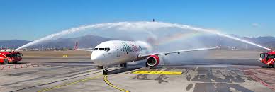 Launched in 1993 as the third generation derivative of the boeing 737. Christening Of The Second Boeing 737 800 Next Generation Ec Mub Biglietti Aerei Tour Operator Broker E Associazioni Pellegrinaggi Vola Con Albastar