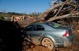 Tornado and severe storms damage across central Alabama