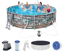 Bestway Steel Pro Pool Set 488x122 Multicolor 56966 Ebay