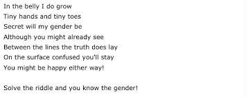 Gender Reveal Poem For A Boy Gender Reveal Gender Reveal Party Gender