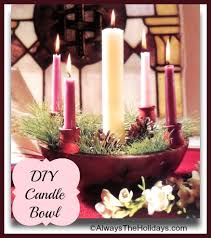 From there, use real or fake leaves and modge podge. Pine Cone Ever Green Candle Bowl