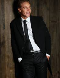 Image result for black tie optional male