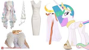 This panda bear baby costume is super simple to make and involves very little sewing. Princess Celestia From My Little Pony Friendship Is Magic Costume Carbon Costume Diy Dress Up Guides For Cosplay Halloween