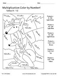 Pin On Color By Number Worksheets