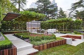 Nathan Burkett Design Wins Gold Medal At Melbourne International Garden Flower Show Modern Landscaping Garden Design Modern Garden